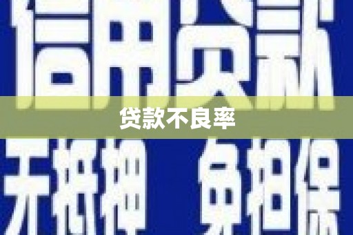 裕华贷款不良率