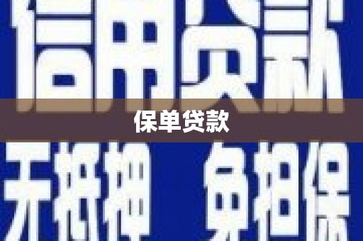裕华保单贷款