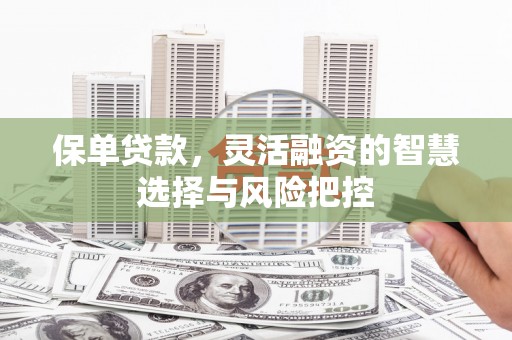 裕华保单贷款，灵活融资的智慧选择与风险把控