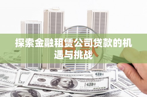 裕华探索金融租赁公司贷款的机遇与挑战