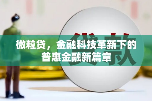 裕华微粒贷，金融科技革新下的普惠金融新篇章