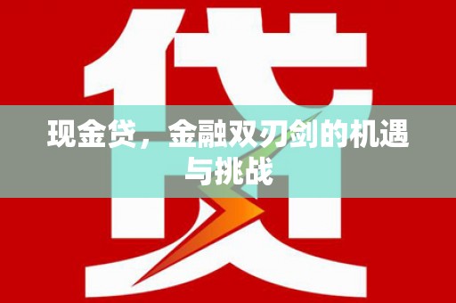 裕华现金贷，金融双刃剑的机遇与挑战