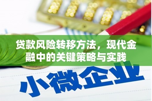 裕华贷款风险转移方法，现代金融中的关键策略与实践
