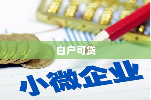 裕华白户可贷