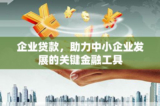 裕华企业贷款，助力中小企业发展的关键金融工具