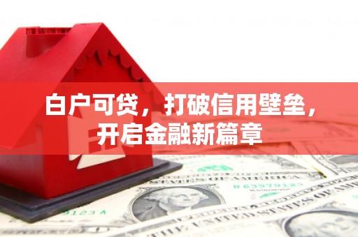 裕华白户可贷，打破信用壁垒，开启金融新篇章