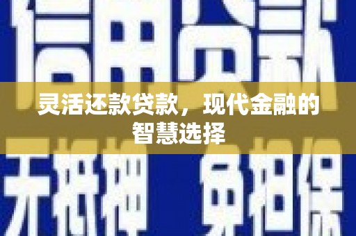 裕华灵活还款贷款，现代金融的智慧选择
