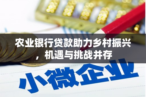 裕华农业银行贷款助力乡村振兴，机遇与挑战并存
