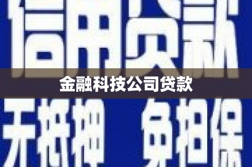 裕华金融科技公司贷款