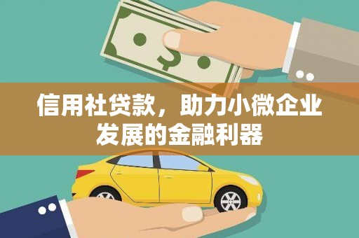 裕华信用社贷款，助力小微企业发展的金融利器