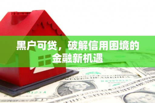 裕华黑户可贷，破解信用困境的金融新机遇